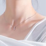 گردنبند سایا - طلا سفید